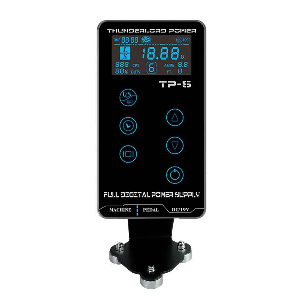 Новейший источник питания для татуировок, обновленный сенсорный экран, TP-5, интеллектуальный цифровой жидкокристаллический макияж, Двойной источник питания для тату