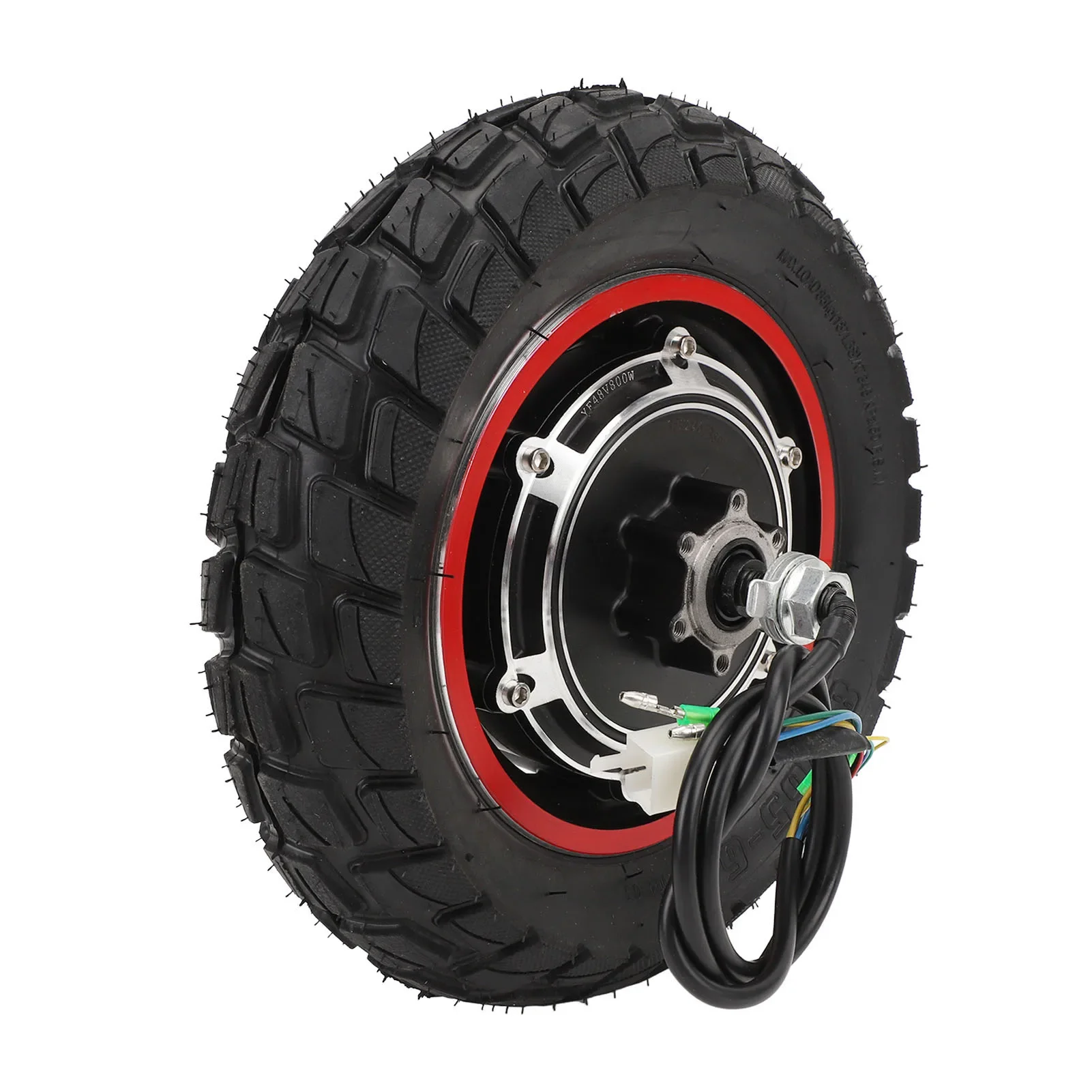 48V 800W Electric Scooter Hub Motor Rear Wheel Drive 250 to 1000RPM Off Road Brushless Hub Motor 10Inch Hub Motor