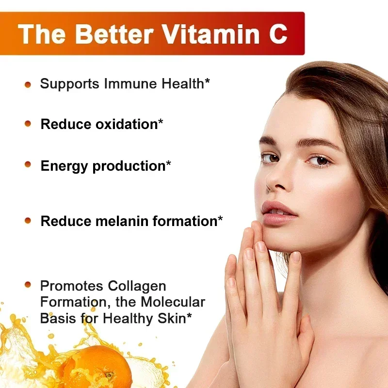 Vitamin C Timed Release with Rosehip & Acerola Bioflavonoids, All Day Immune Support, Energy, Antioxidants, Veggie Capsules