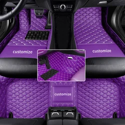 2023 Car Floor Mats For Chery Tiggo 4 Pro With Pockets Foor Mats Waterproof Interior accessories Custom Name Logo  Floor Carpet