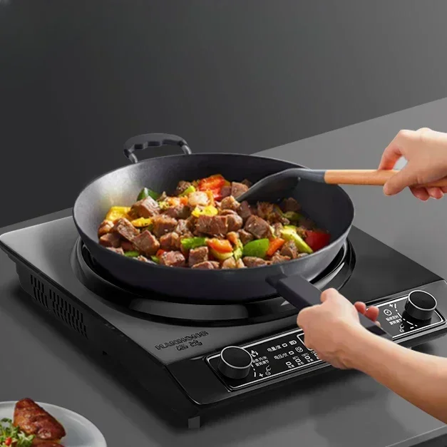 New induction cooker. Concave. For home and commercial. High-power, 3500W. Concave stove. Energy-saving frying induction cooker.