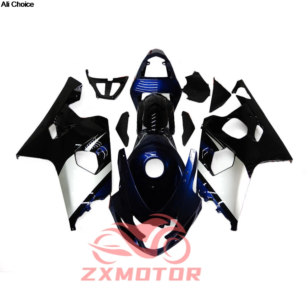 

Подходит для GSXR 600 2004 2005, настраиваемые обтекатели GSXR600 04 05, аксессуары для мотоциклов, 100% комплект деталей крышки обтекателя
