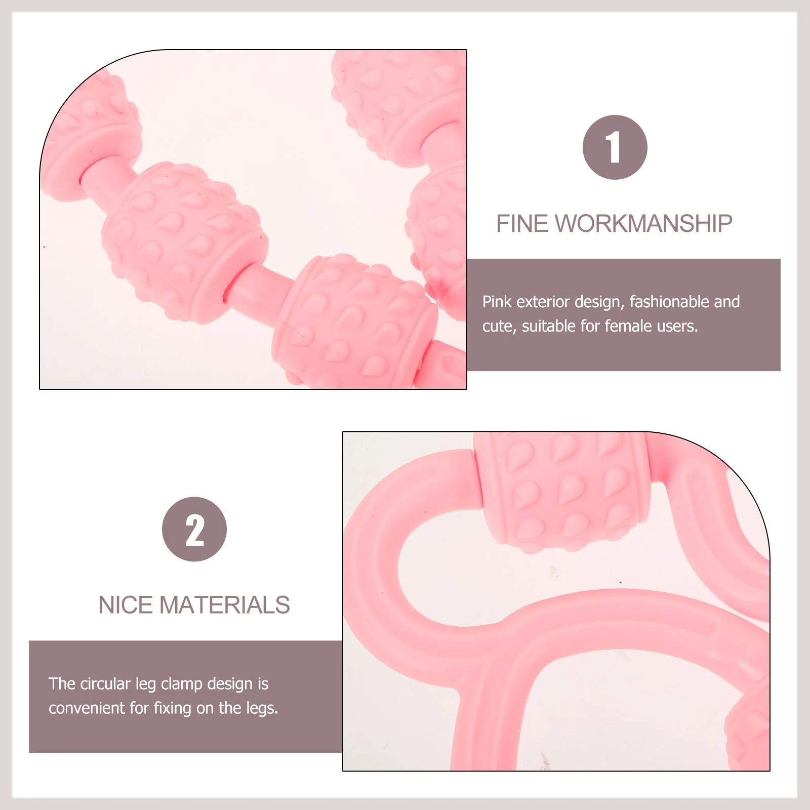 

Бытовой роликовый массажер для ног, прочный ручной роликовый инструмент для мышц ног, массажный инструмент для снятия натяжения мышц, массажные инструменты