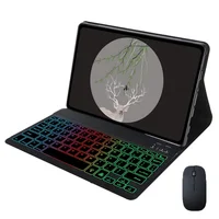 Funda de teclado con retroiluminación para Lenovo Tab Plus Studio 2024, Funda de teclado TB351FU de 11,5 pulgadas para Xiaoxin Pad (2024), Funda de 11,5""