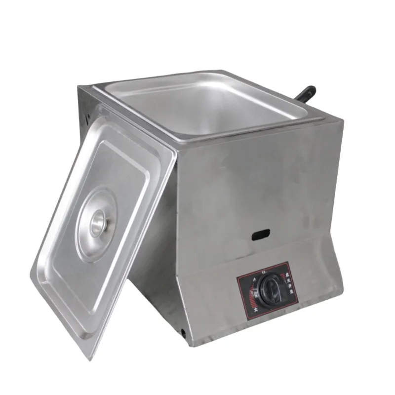 Factory Gas Fryer for Sale Stainless Steel Gas Fryer Single Burner 10L Commercial Kitchen Equipment