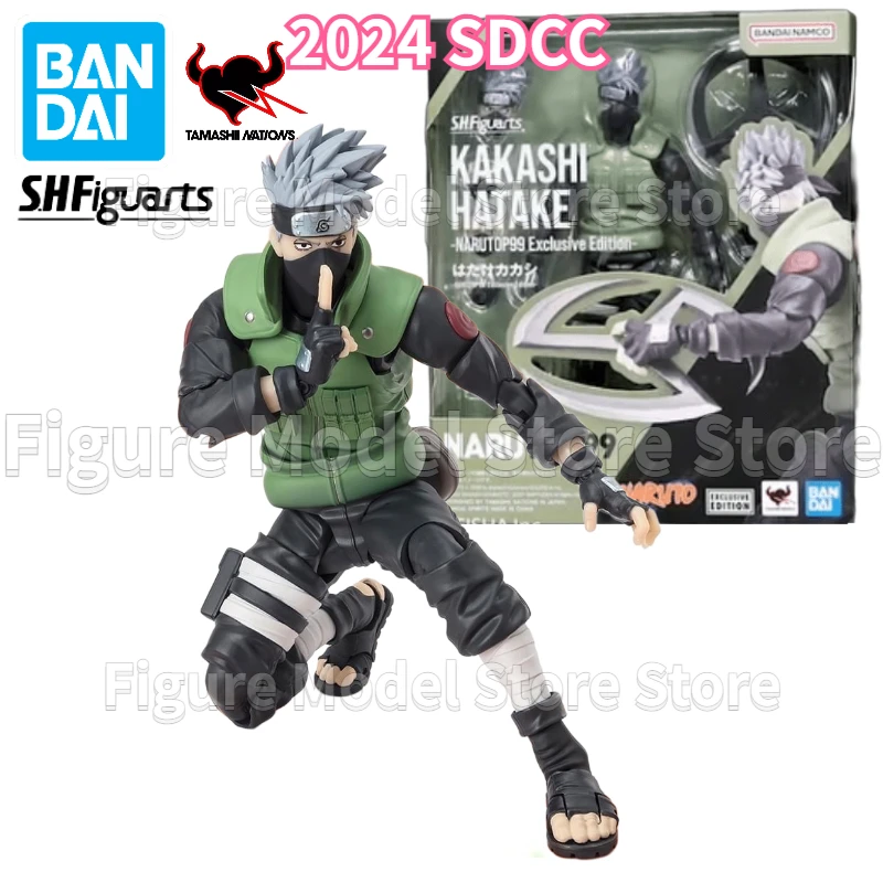 

2024 SDCC Bandai Naruto Z S.H.Figuarts SHF Kakashi Hatake NARUTOP99 Exclusive Edition Anime Action Figures Toys Models