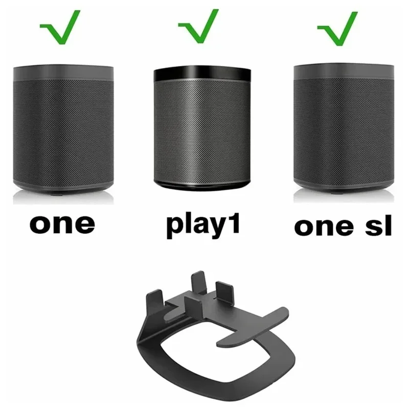 

Bluetooth-compatible Speaker Bracket Metal Desktop Stand for Smart Speaker Hanger For SONOS for Play 1/One SL Shelf Hold