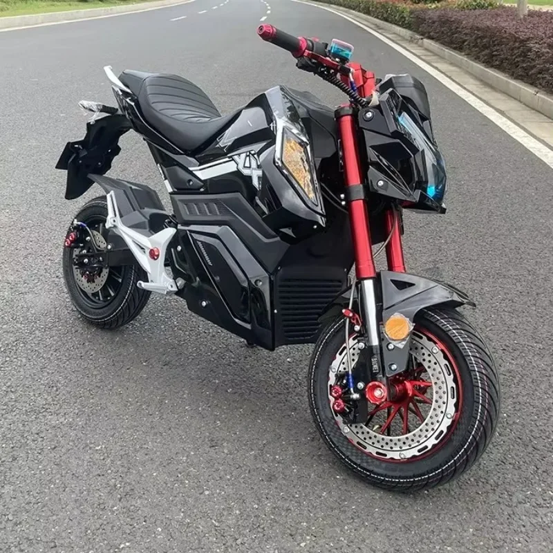 

2025 Newest Direct Factory Sales 1500W Motor Two-Wheeled Electric Motorcycle 50-70km Speed Steel Adult Electric Vehicle Lead-Aci