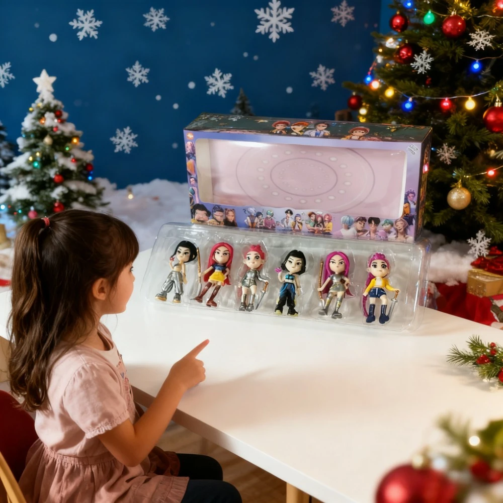 HOT Derpy Tiger Hunter Rumi Zoe Mira Anime Polyvinyl Chloride Character Collection Dedicated To Fans Childrens Christmas Gifts