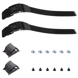 2 juegos de correas para patines, paradas de energía, zapatos en línea, accesorios ajustables, piezas de repuesto, hebillas para exteriores
