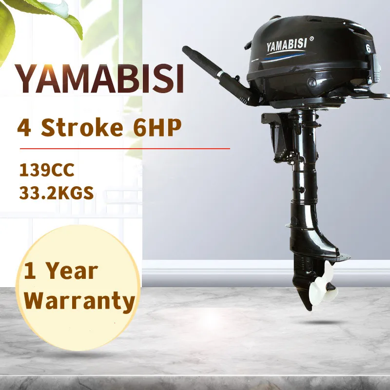 6hp 4 Stroke Outboard Motor Engine Boat Motor