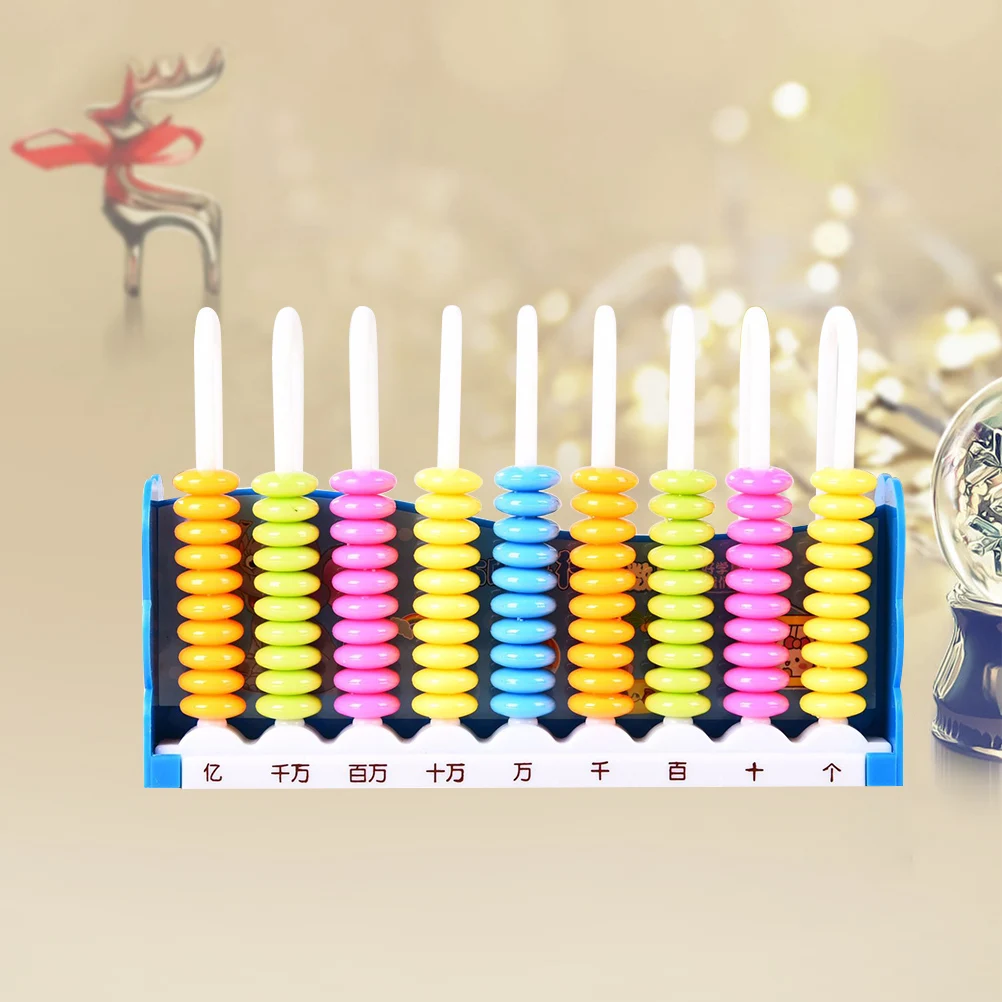

Counter Counting and Math Skills Toys for Kids Beads Board Random Color Calculation Frame