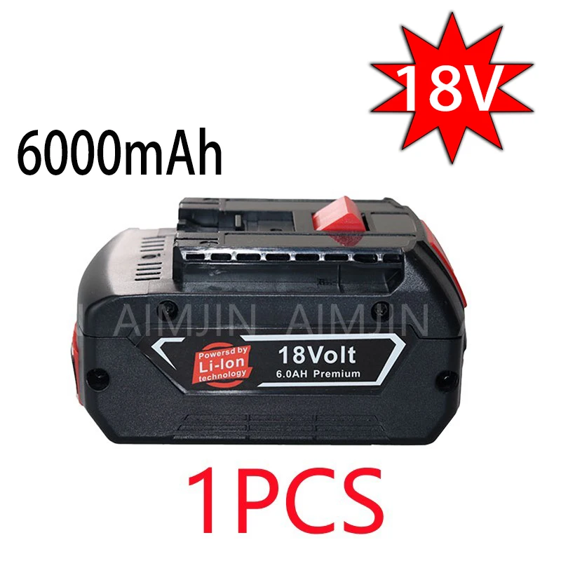 18V6.0Ah Li-Ion Battery for Bosch18V Electric tool battery Professional GBA GBH GSR GSB BAT618 BAT609 BAT620 Replacement Battery