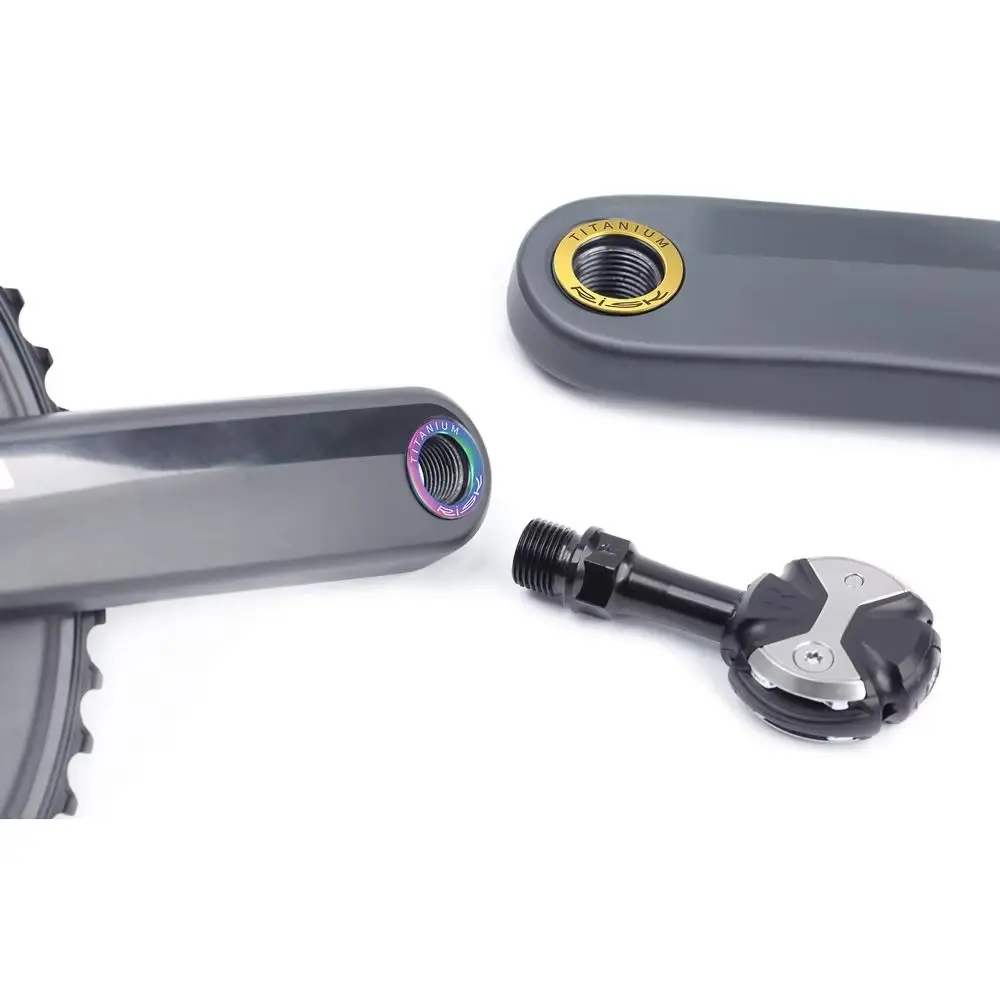 

2PCS Protective Gasket Ring Bicycle Pedal Washer Titanium O Ring Bicycle Spacer Gasket Durable OD 20mm