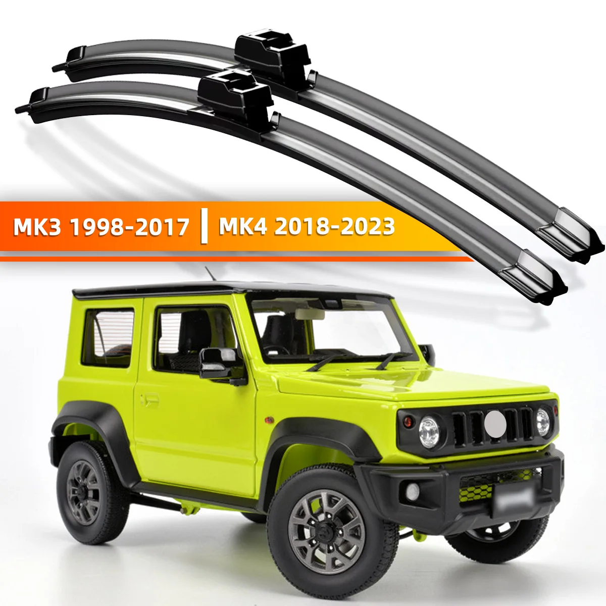 YONGRUN 2 Stück Frontscheibenwischer, geeignet für Suzuki Jimny Jb23 Jb43 Jb33 Jb53 Jb74 Jb64 Sierra 1998–2023, Kfz-Teile
