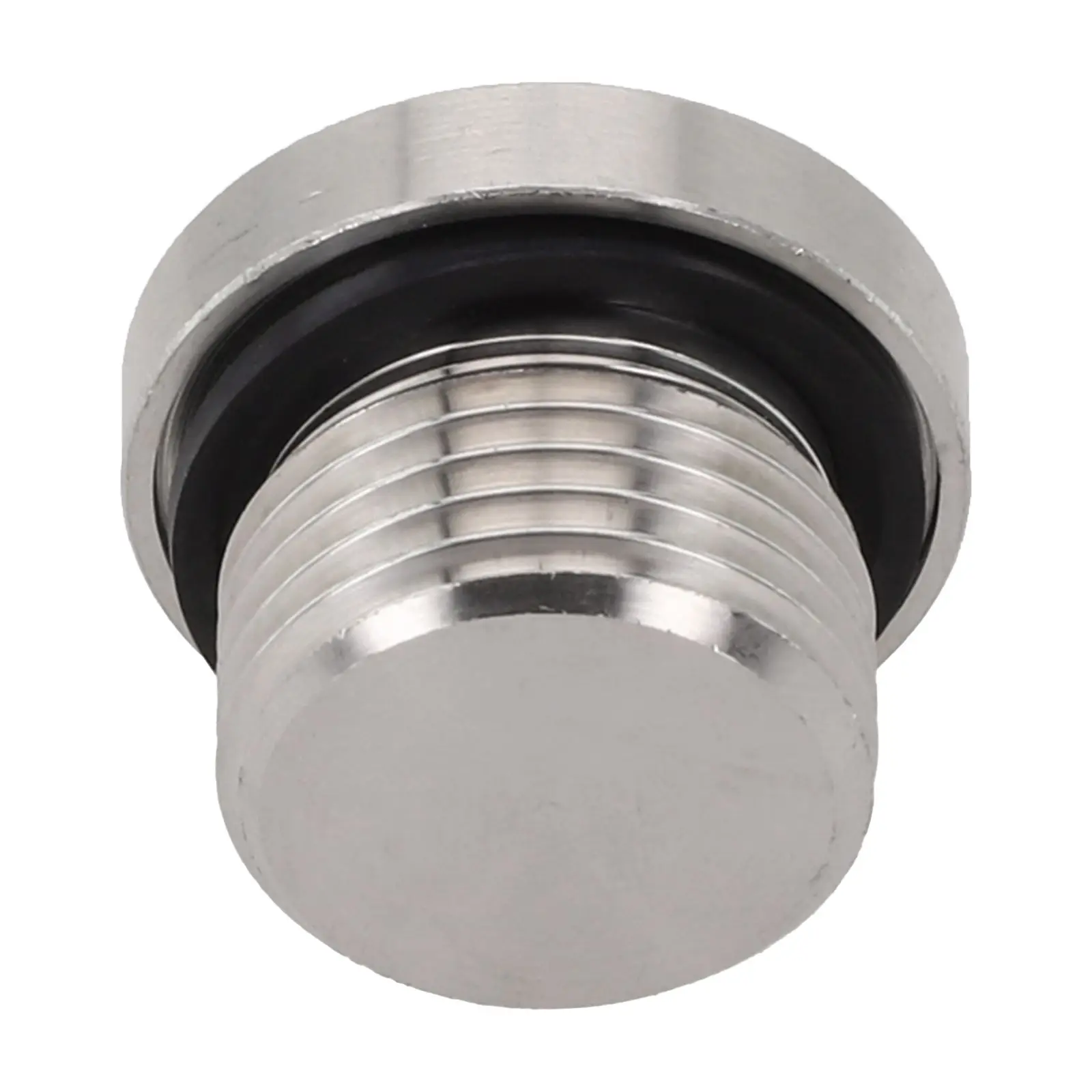

Sleek Stainless Steel G12 Engine Oil Drain Compatible with Various Motorcycle Applications Including For ATVs and UTVs