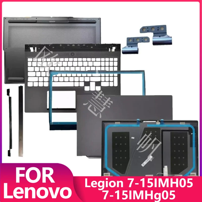 T New Replacement for Lenovo Legion 7-15IMH05 7-15IMHg05 LCD Back Cover Front Bezel Palmrest Upper Cover Bottom Case Hinge Cover