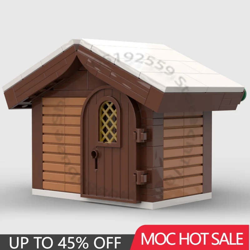 Christmas Street Scene Series Building Block 173 PCS Winter Market Stall Modular Model Brick Creative Assembly Toy Birthday Gift