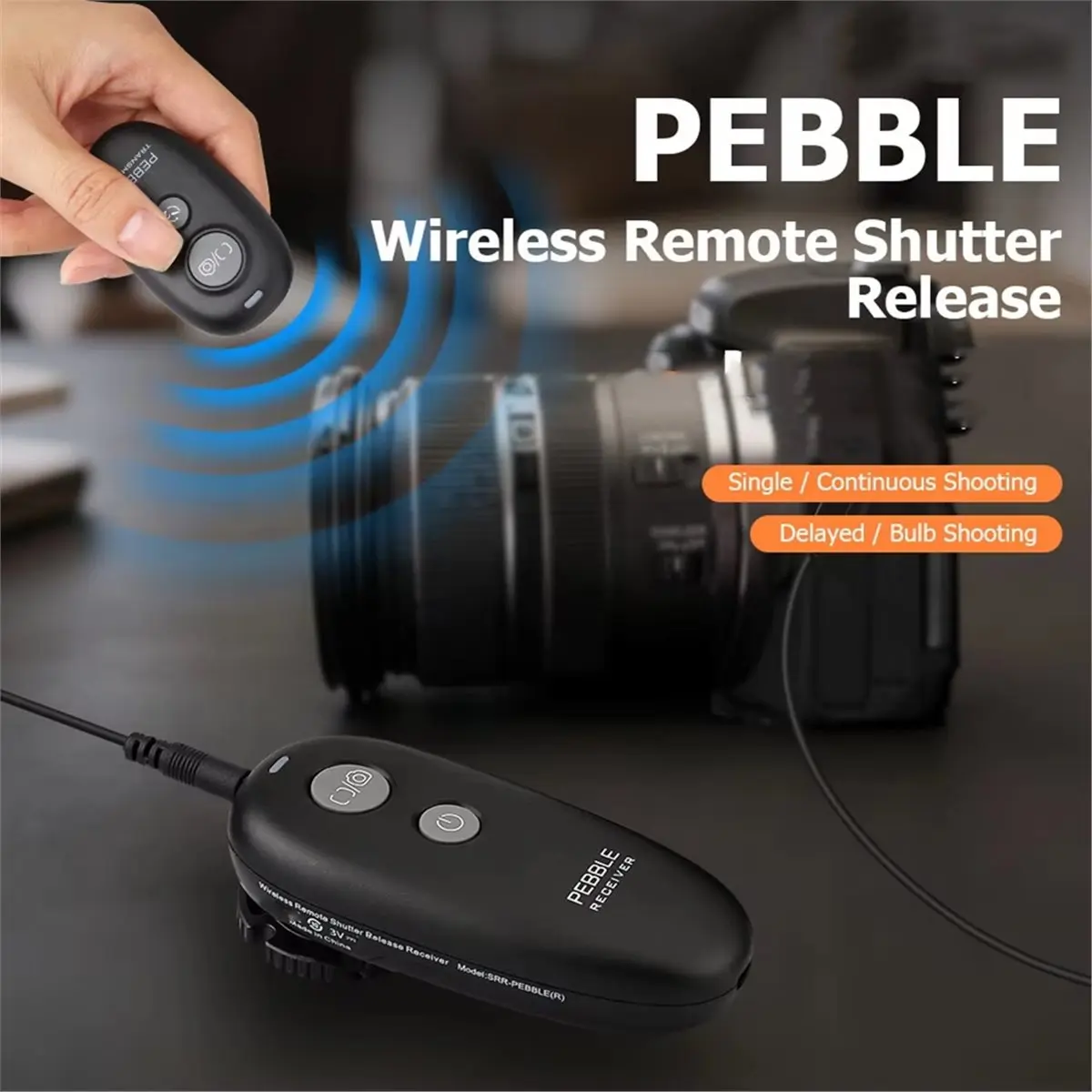 Wireless Camera Remote Control Shutter Release for Z6 Z7II/6II D90 Df D780 D7500 D750 D7200 D7100 D7000 P1000