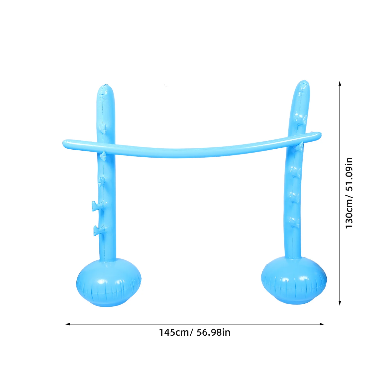 Barra inflável de salto alto para crianças, portátil, leve, altura ajustável, quintal, praia, jogos de festa, diversão ao ar livre, verão