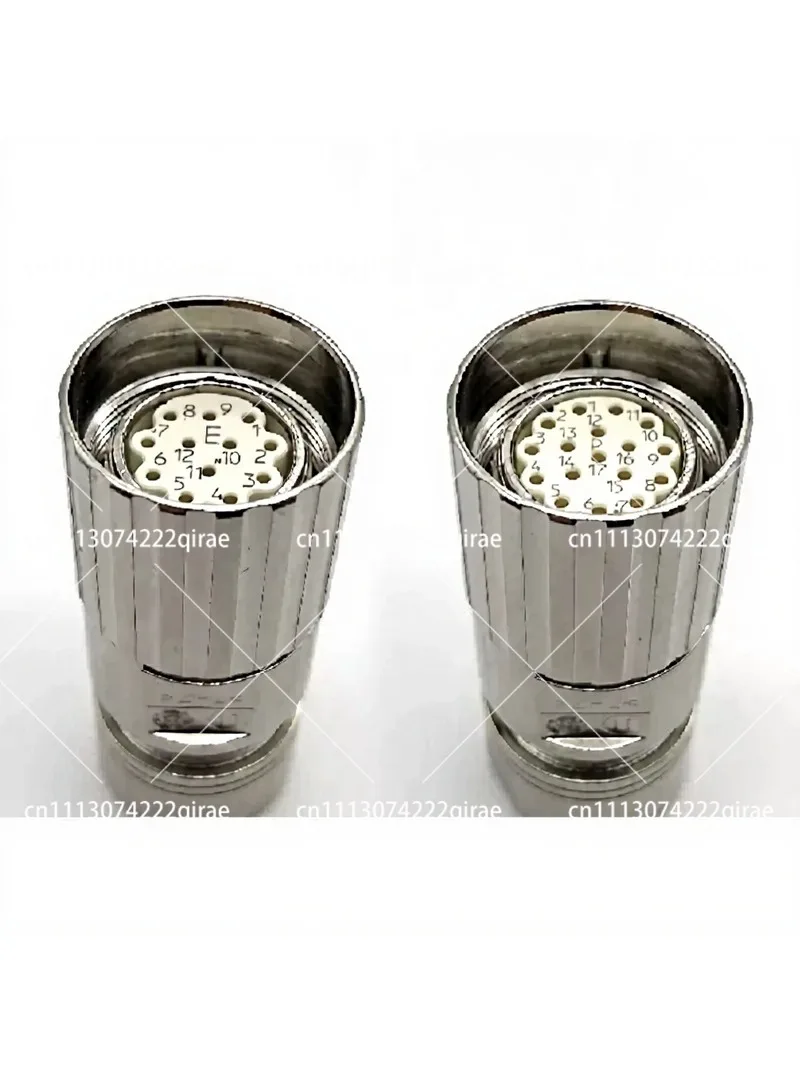 M23 Straight 17 Pin Encoder Connector Male/Female Threaded Standard Single Use for Industrial Equipment