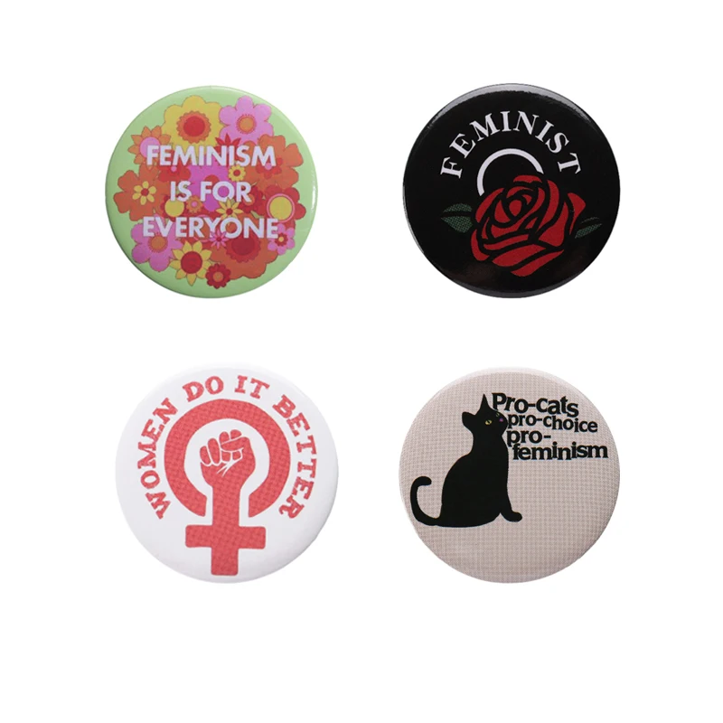 Girls Power Tinplate Soft Button Pin Women Do It Better Brooches Creative Lapel Backpack Badge Gift For Women Girls Jewelry Pins