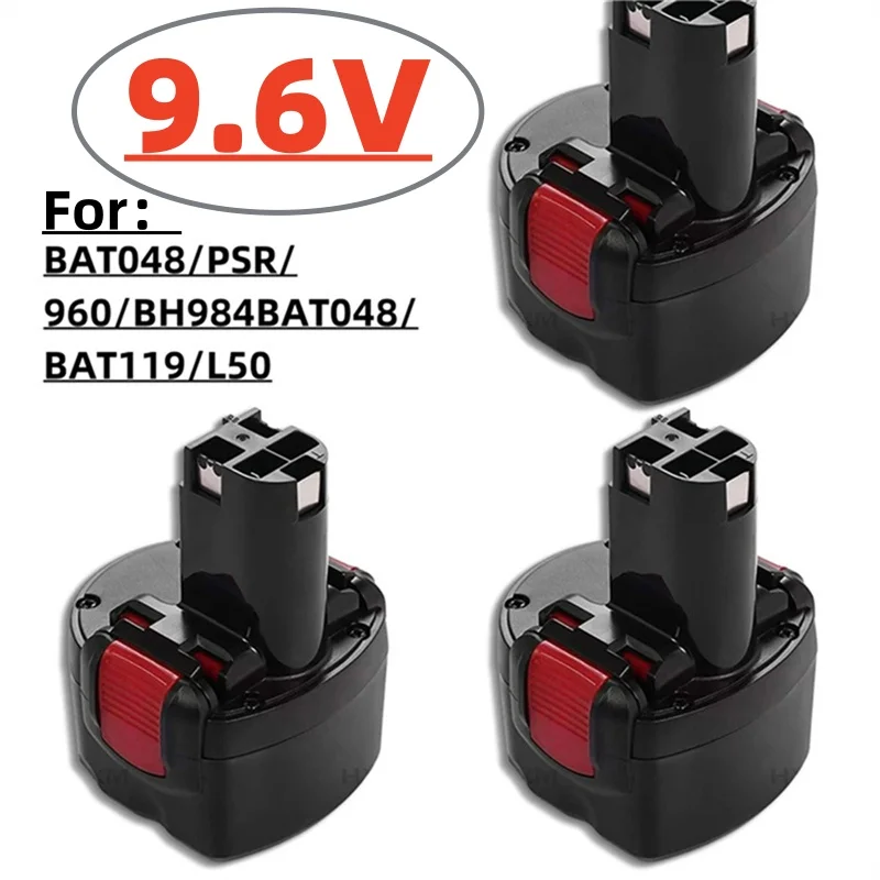 Para baterias de substituição de ferramenta elétrica bosch 9.6v, 12v, 14.4v para bat038, bat040, bat140, bat043, d70745, psr 12, bat048, bh984