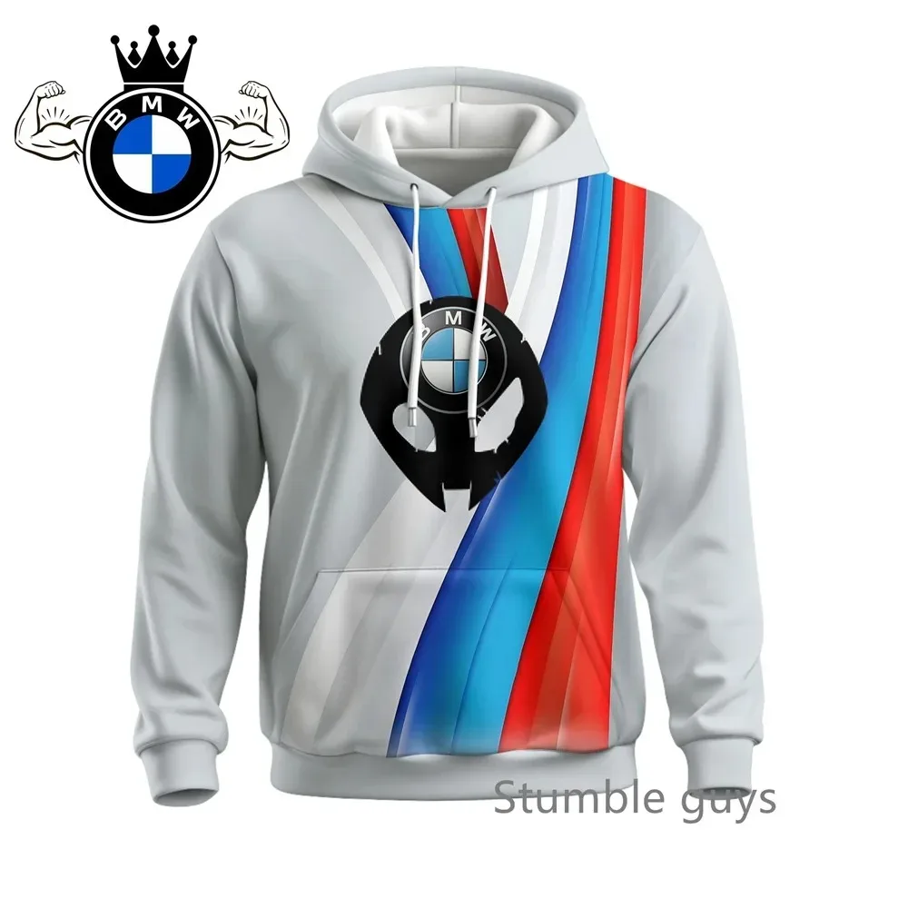 سويت شيرت بقلنسوة للخريف للرجال من BMW، سترة، سترة رياضية لسباق الدراجات النارية، سيارة رياضية M، سترة كاجوال عصرية ودافئة #4