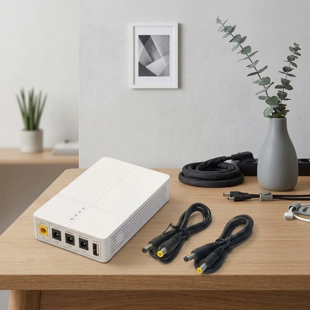 Router Backup Power DC Uninterruptible Power Overcharge Protection For Security Camera Backup Power Adapter For Devices for ups
