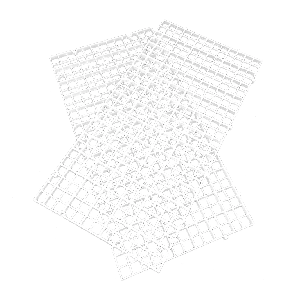 

6 Pcs Fish Tank Partition Aquarium Isolation Panel Lattice Plate White Easy Installation Breeding Separation Durable Practical