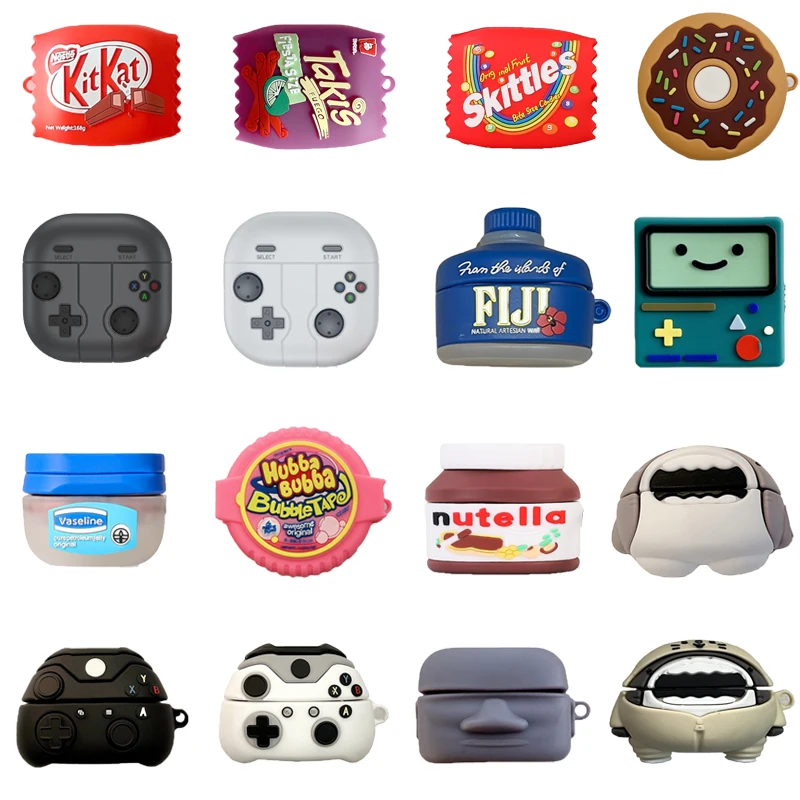 3D креативный чехол для наушников Samsung Galaxy 2 Pro FE, милый мультяшный геймпад с зарядным боксом, чехол для Samsung Buds Live/2/Pro/FE