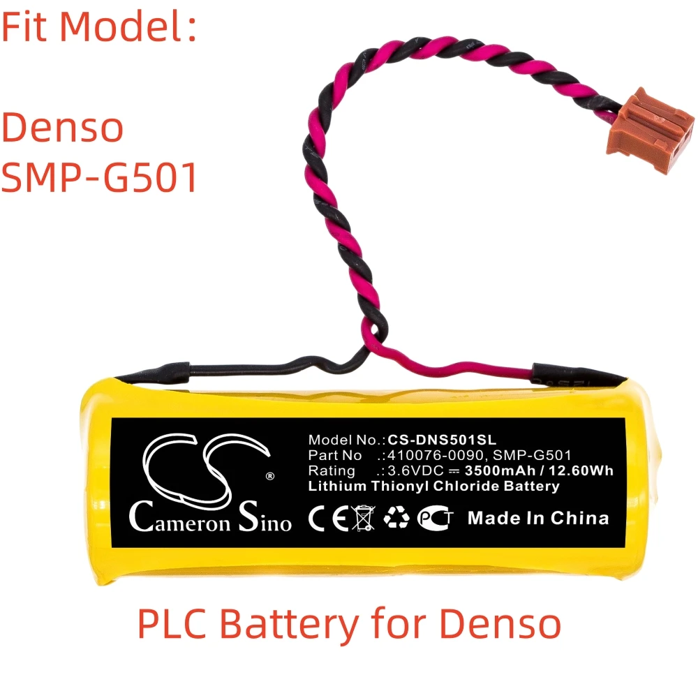 

Li-SOCl2 PLC Battery for Denso,3.6V,3500mAh,SMP-G501,410076-0250 410076-0260 LS17500-DST SMP-G501