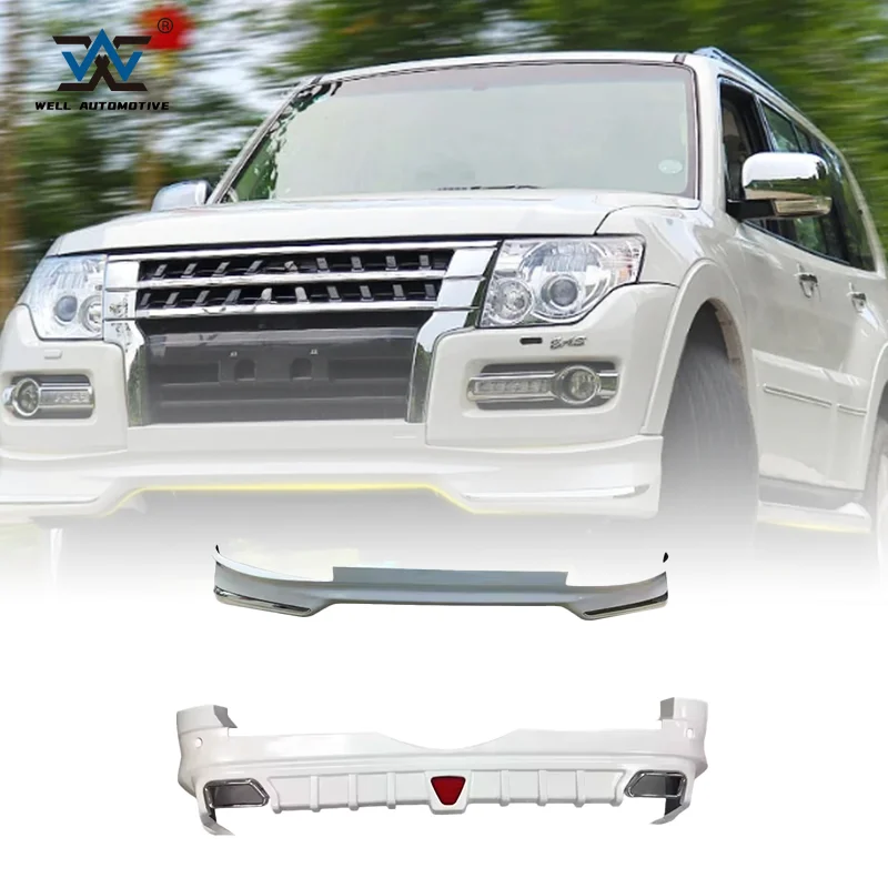 Factory Wholesale body kits bumper guards ABS Plastic Front rear Black white Bumper Guards for pajero V97 V93