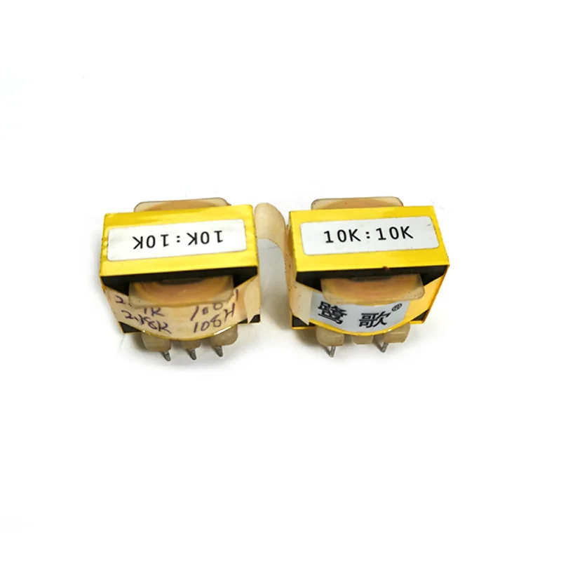 10K: 10K 20Hz ~ 180KHz -0.8DB Z11 silicon steel sheet audio isolation transformer, balanced and unbalanced conversion