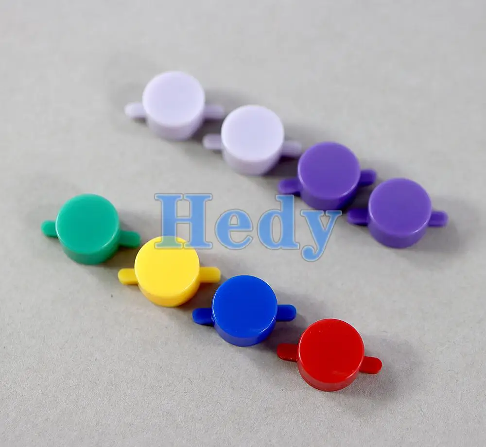 2ชุดสำหรับ SNES Super NES พลาสติกปุ่ม ABXY สำหรับ Nintendo Super Famicom Controller