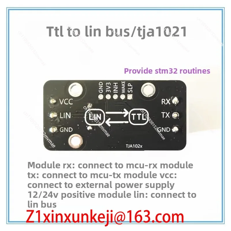 TTL To LIN Bus/TJA1021 Module/automotive Bus/LIN Communication Debugging/LIN To TTL Conversion