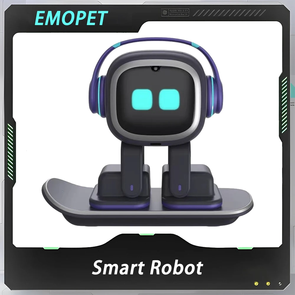 

EMOPET Smart Robot Electronic Pet AI Emotional interaction Face Recognition Intelligent Robot Desktop Toy For Children Boy Gift