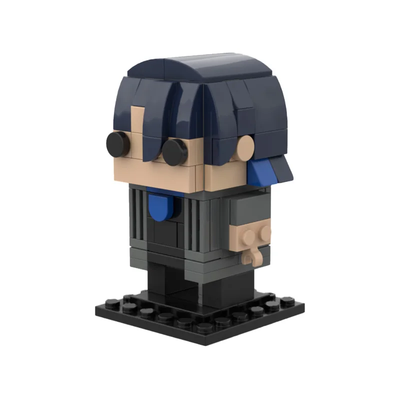 

130 Parts Blue Brickheadz Model Best Birthday Gift Ideas Building Blocks for Kid and Creative Educational Minds Christmas Gifts