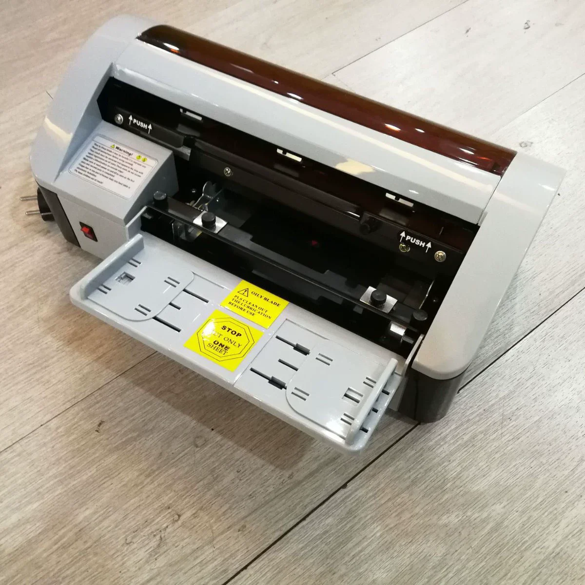 A4 Desktop Electric Business Card Cutter for Paper Trimming Needs 4