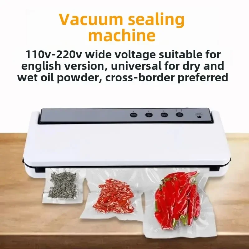 110V220V fully automatic household vacuum sealing machine for tea and candy vacuum preservation  selection without picking bags
