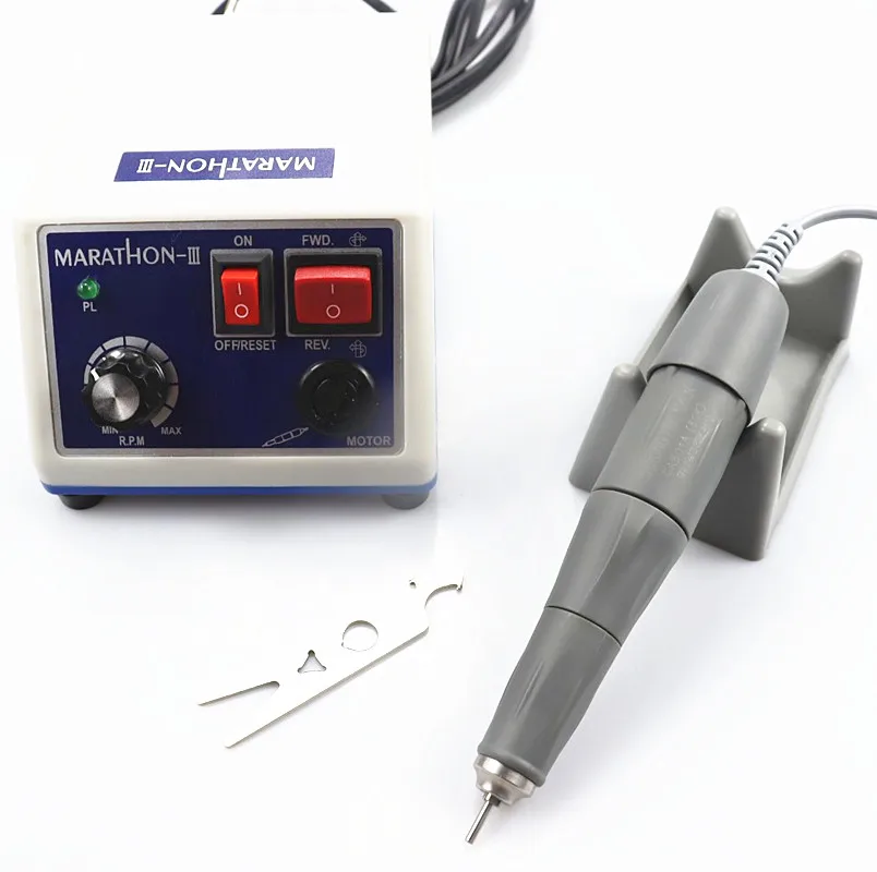 STRONG 210 Dental Lab  LAAOVE Micromotor Machine N3 + PRO 105LN 50000RPM handpiece Straight Contra Angle Handpiece