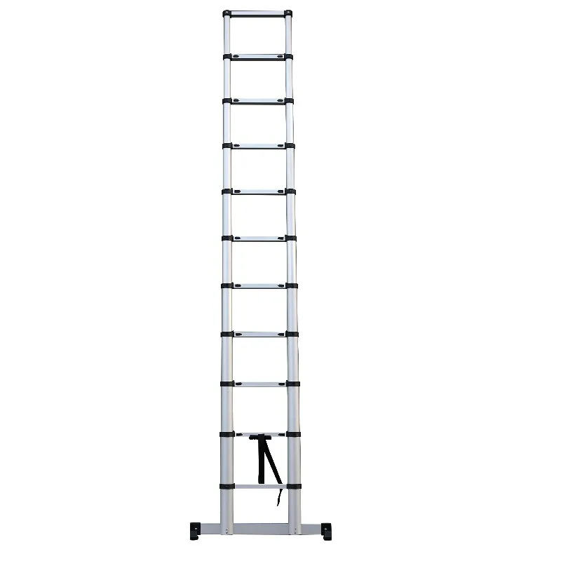 2.3 meters ladder, telescopic ladder with handrails, 2-stage ladder with handrails, high quality and high material