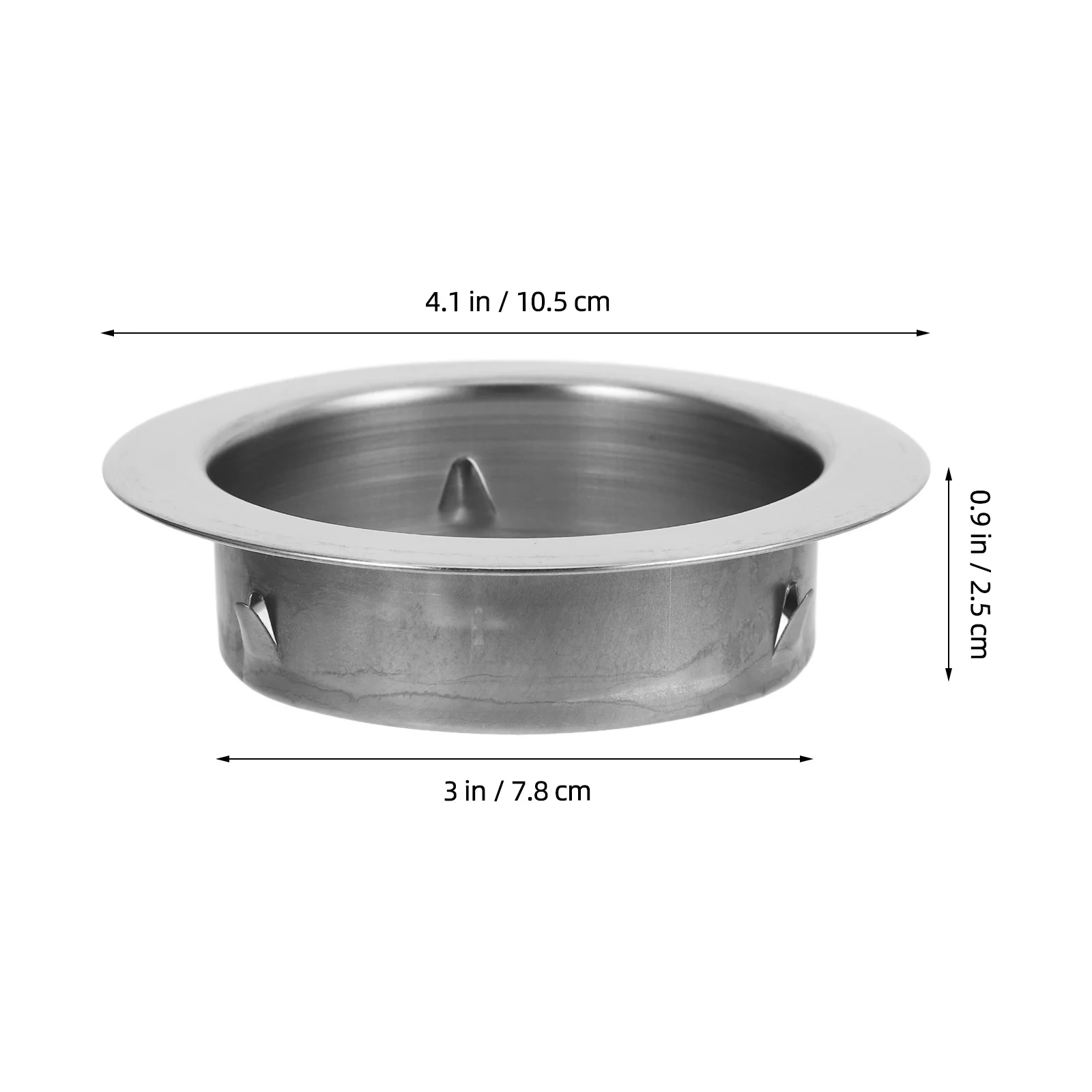 الفولاذ المقاوم للصدأ مكيف الهواء ثقب غطاء جدار حلقة الزخرفية مقاوم للماء دائم للمنزل مكتب صنبور المطبخ #5
