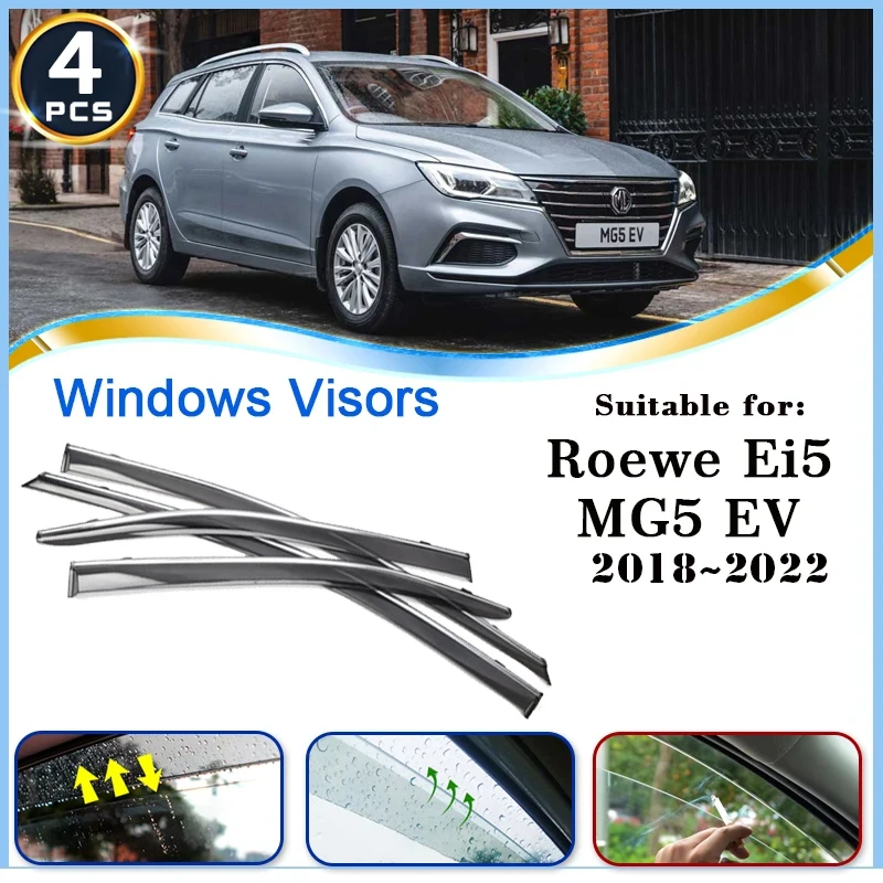 

Window Visor for Roewe Ei5 MG5 EV MG EP Station Wagon 2018~2022 2020 Car Accessories Rain Guard Deflector Windshield Awning Trim