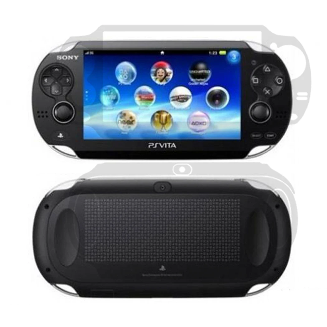 Transparent Clear Vinyl Skin Sticker Protector for Sony PS vita PSV Skins Stickers PSV1000