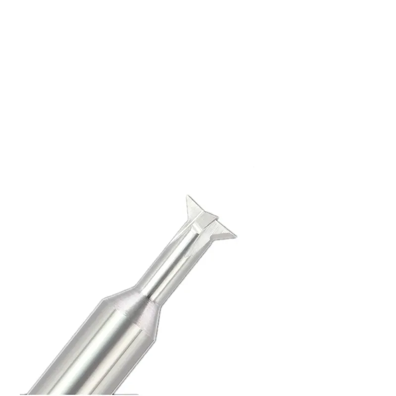 Diametro4 6 8 10 12*50 60 75mm Fresa angolare a coda di rondine in metallo duro solido 45/60, fresa Punte da taglio CNC