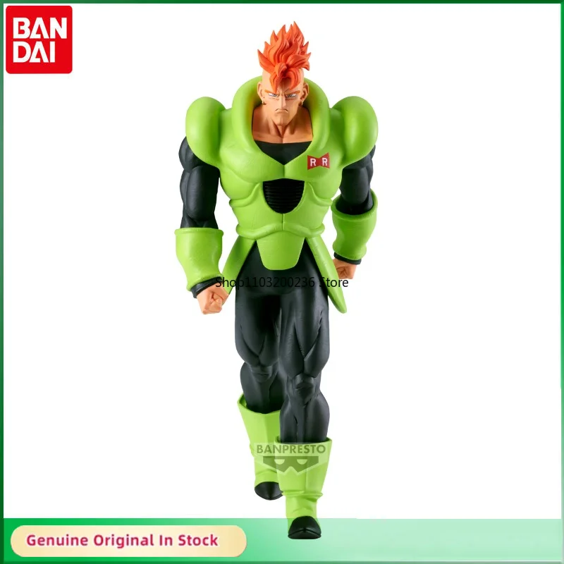 Bandai Original Dragon Ball SOLID EDGE WORKS ANDROID #16 Anime Action Figure Desktop Ornaments Cartoon Figures Model