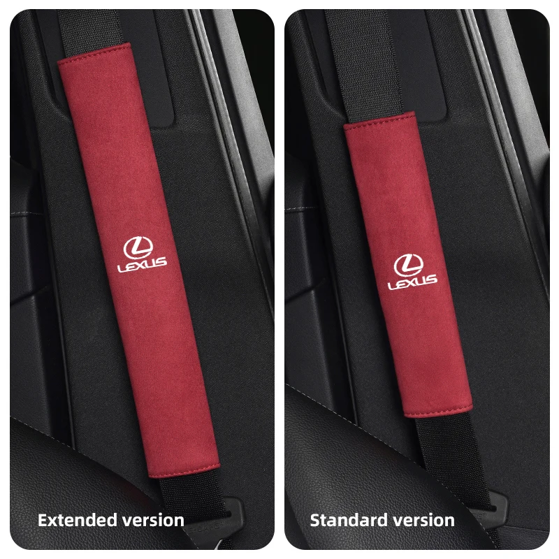مجموعة حماية الكتف لحزام مقعد السيارة ملحقات داخلية لكزس F SPORT GX460 Ct200h IS250 ES 220D IS200 Fsport GS GX IS #4