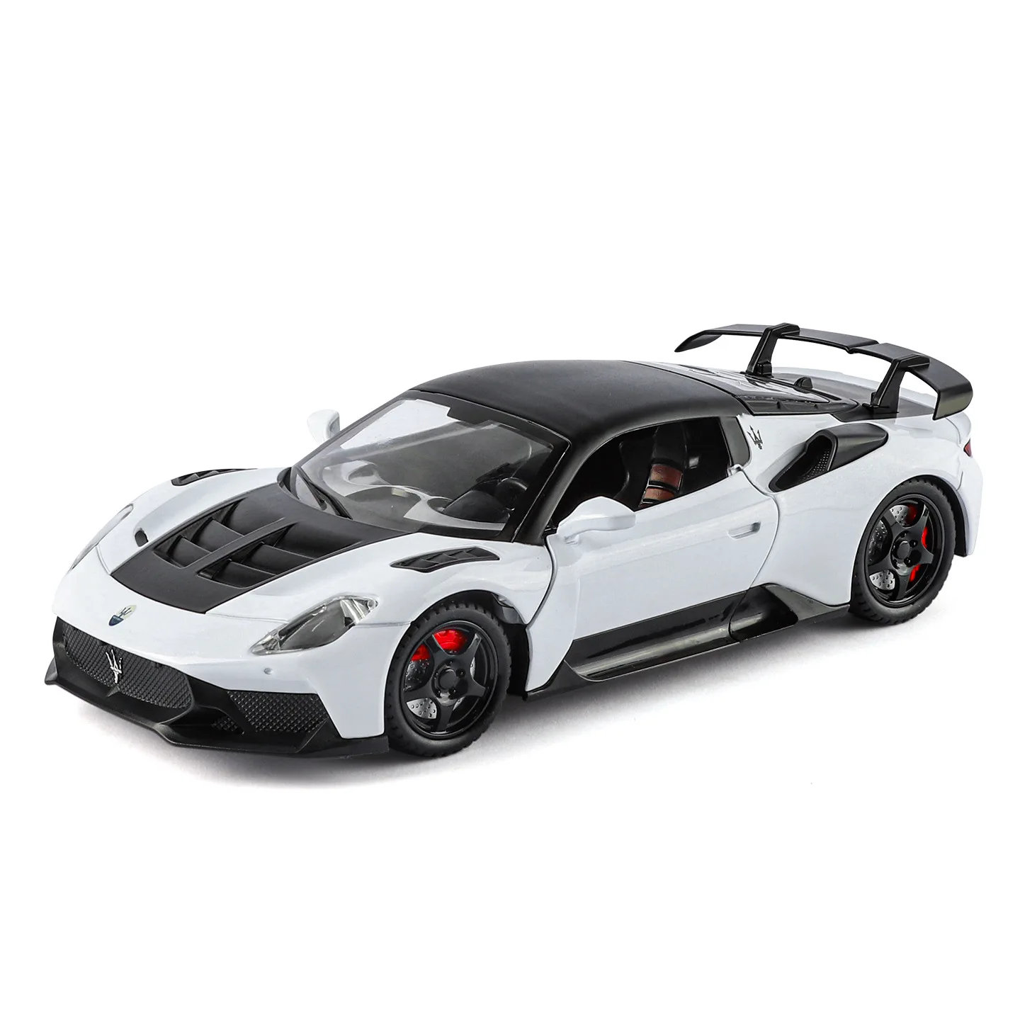 

1:24 Maseratis GT2 Supercar Alloy Model Car Toy Diecasts Metal Casting Sound and Light Pull Back Car Toys For Children Vehicle