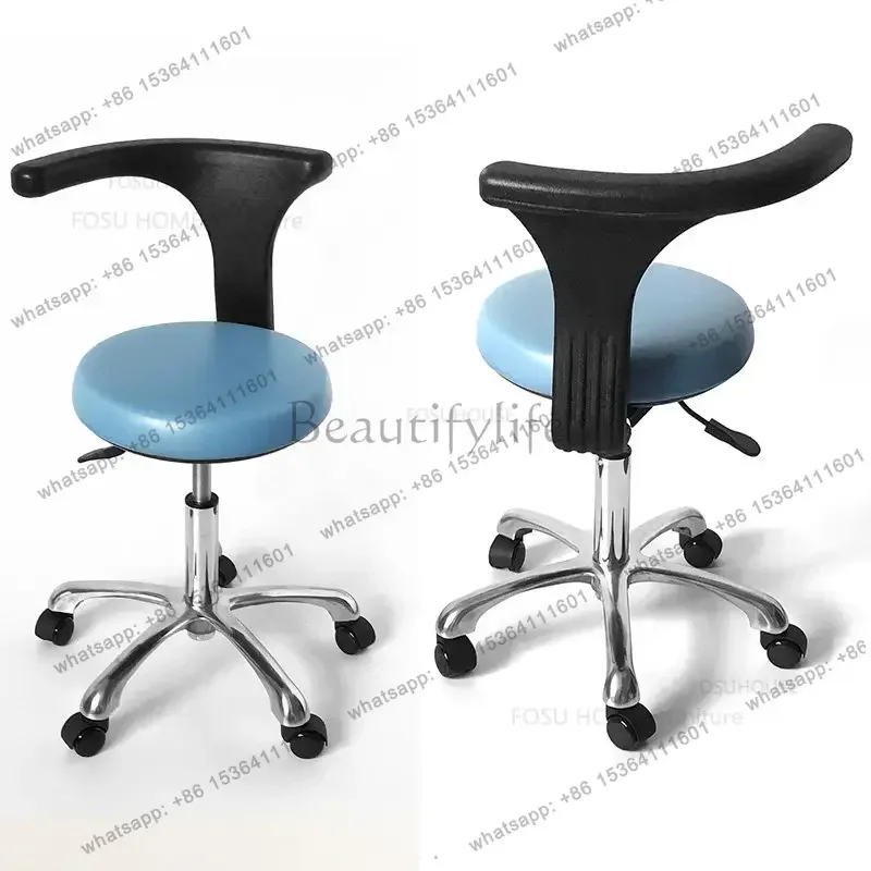 Modern Light Luxury Barber Chairs Beauty Salon Special Beauty Pulley Stool Dentist Backrest Stools Liftable Bar Swivel Chairs Y